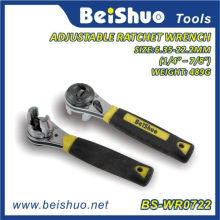 1/4 "- 7/8" Ajustable Ratchet Socket Wrench de herramientas de reparación